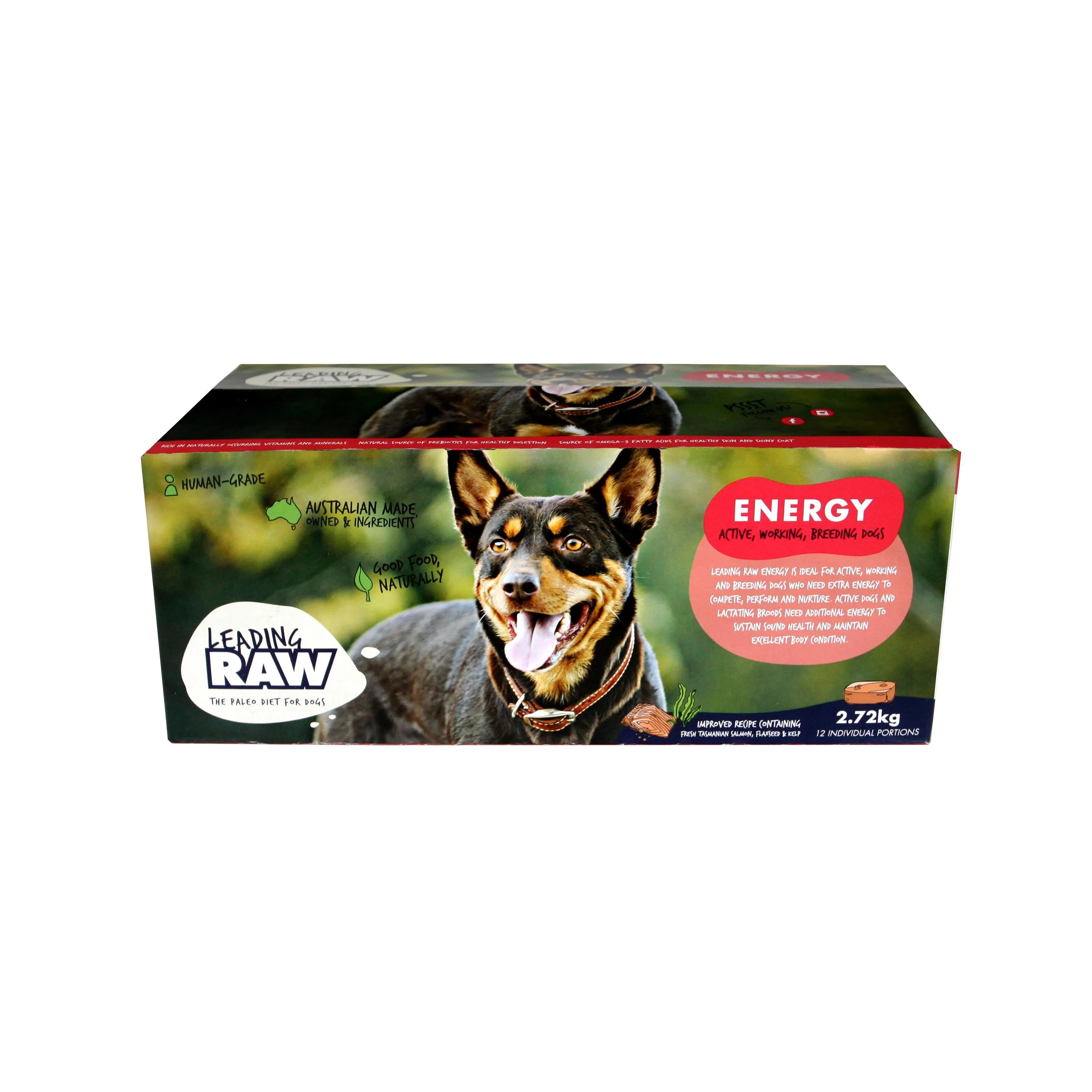 Leading RAW Energy Lifestage Dog Food 2.72kg