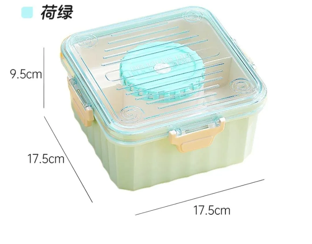 Lunch Box With Separate Partition (Microwave Safe)