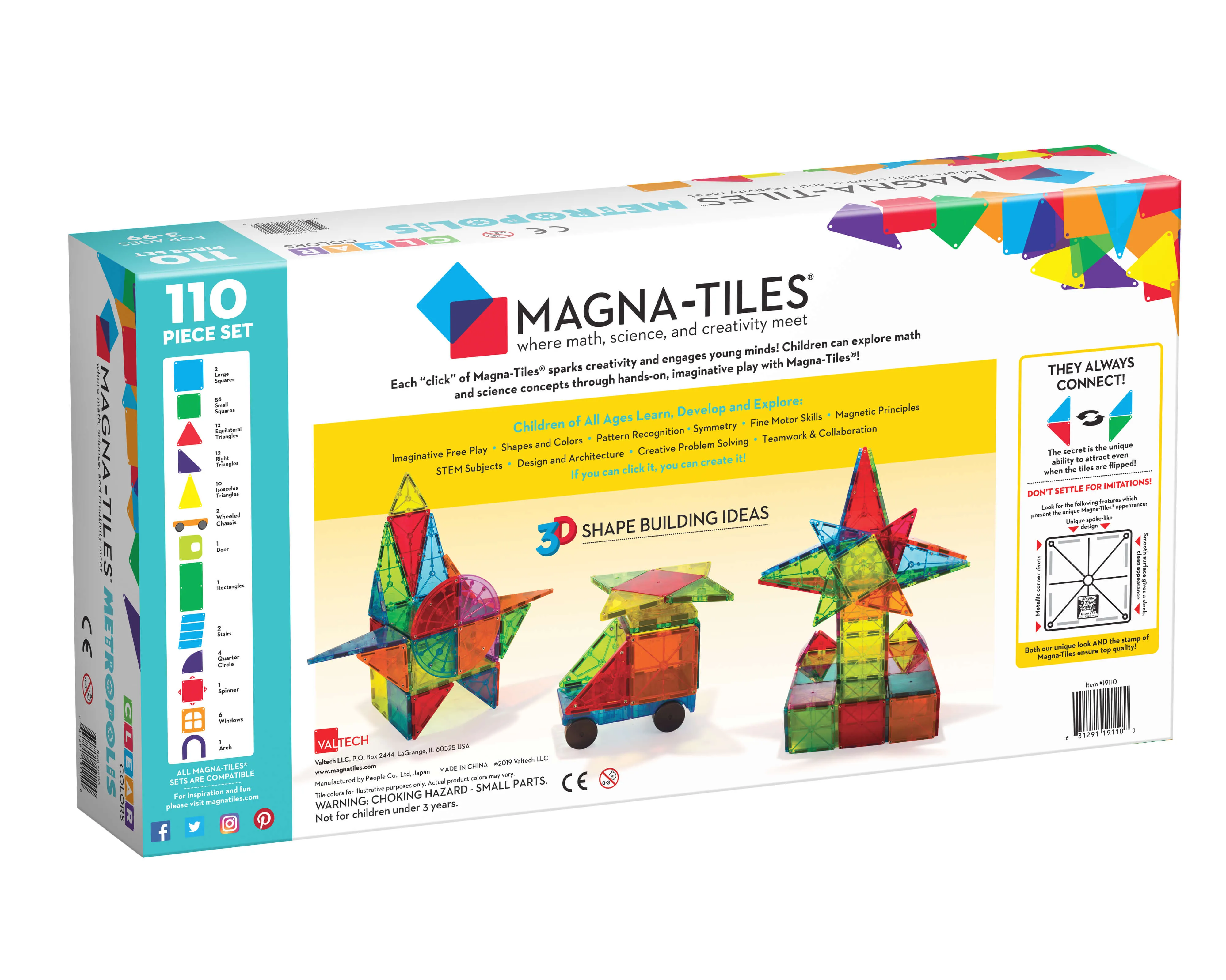 Magna Tiles Metropolis 110 Piece Set