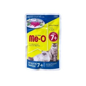 Me-o Cat Senior 7  Pouch Tuna In Jelly 80g