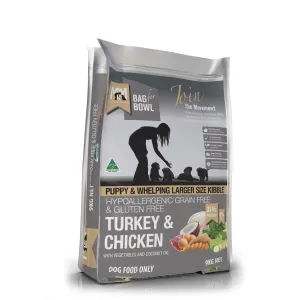 Meals for Mutts Puppy Grain Free Turkey and Chicken Dry Dog Food 9kg