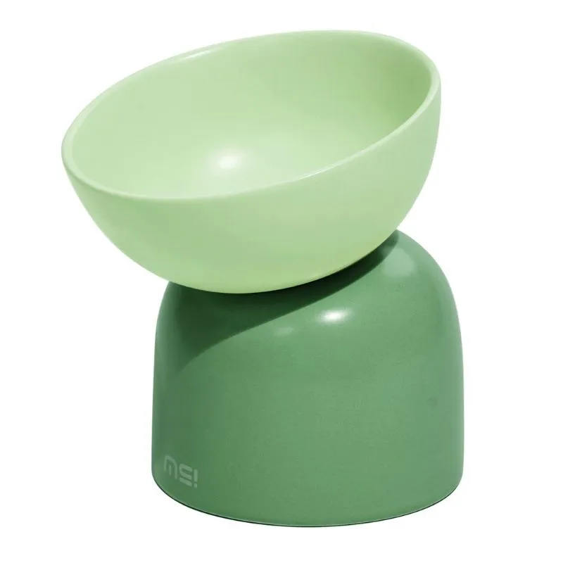 MS Two-Way Slanted Ceramic Pet Bowls