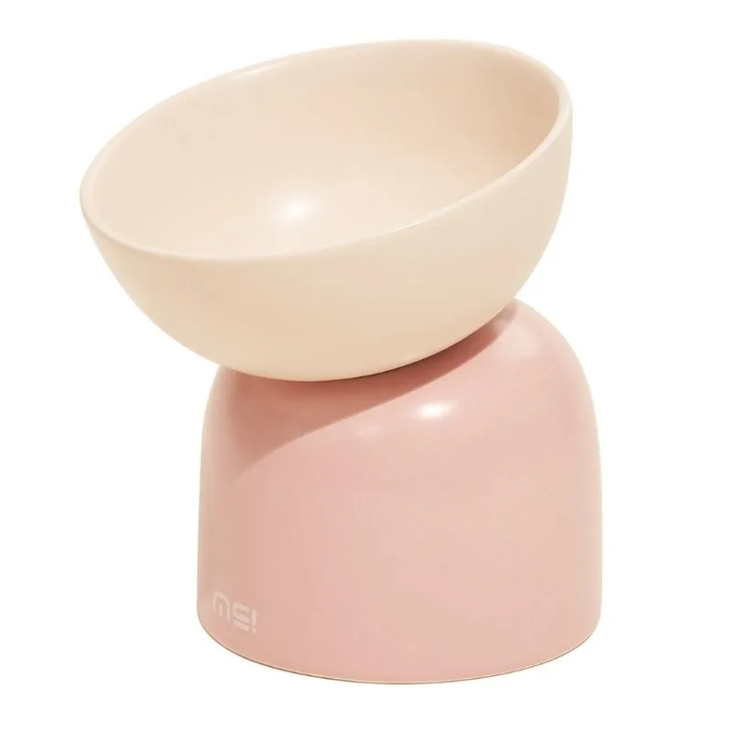 MS Two-Way Slanted Ceramic Pet Bowls