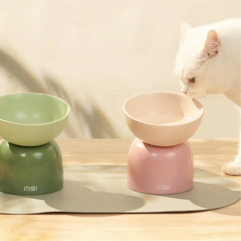 MS Two-Way Slanted Ceramic Pet Bowls