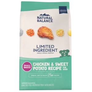 Natural Balance Limited Ingredient  Grain Free Chicken & Sweet Potato Small Breed Recipe Dry Dog Food