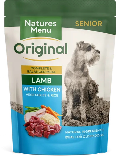 Natures Menu Pouch Original Senior Lamb with Chicken 8 x 300g