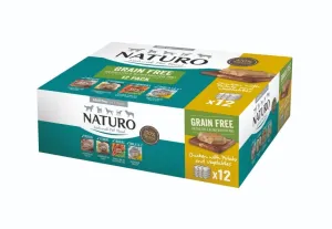 Naturo Adult Dog Tray GRAIN FREE Chicken, Potato & Veg 12 x 400g