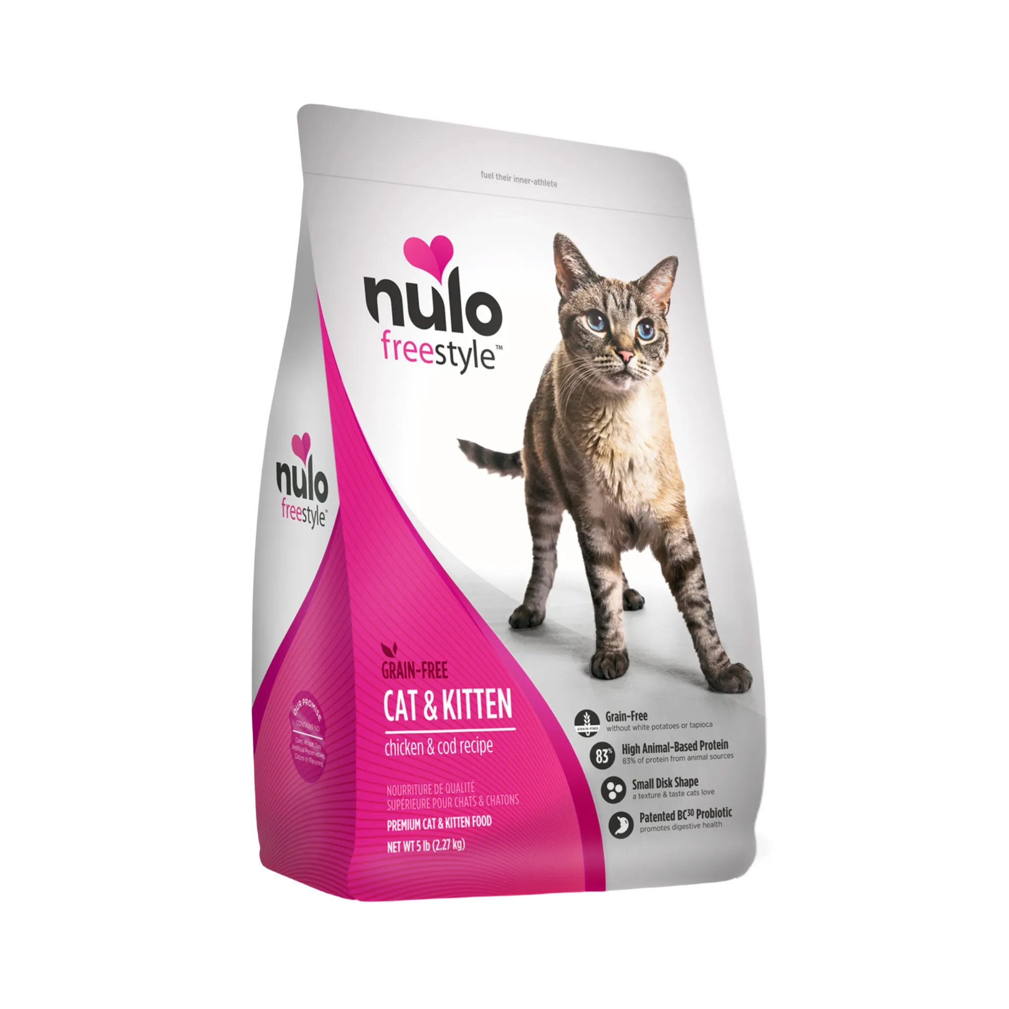 Nulo Freestyle Grain-Free Cat & Kitten Chicken & Cod Recipe Dry Cat Food