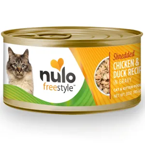 Nulo FreeStyle Shredded Chicken & Duck Wet Canned Cat Food