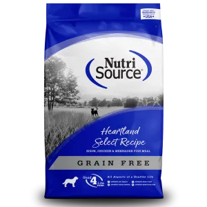 NutriSource Grain-Free Heartland Select Formula Dry Dog Food