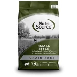 NutriSource Grain-Free Small Bites Woodlands Select Formula Dry Dog Food