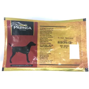 Paringa Diced Venison Meat Frozen Cat & Dog Food 600g