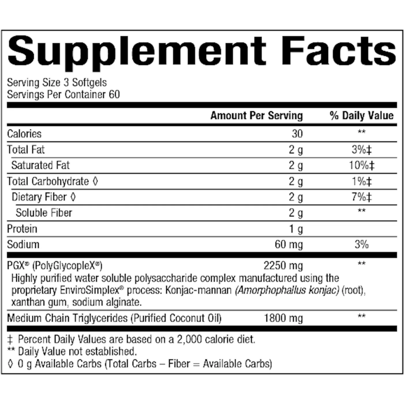 PGX Daily Ultra Matrix Softgels by Bioclinic Naturals