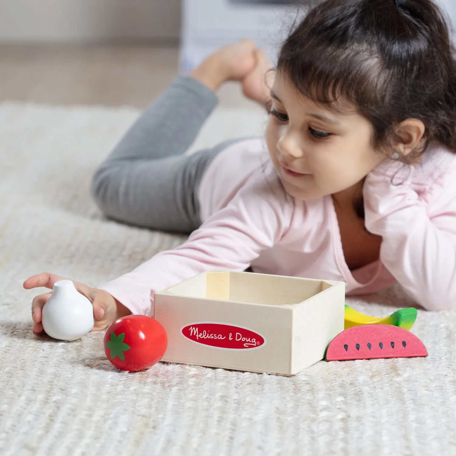 Produce Wooden Food Groups Play