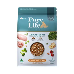 Pure Life Natural Boost Chicken Dry Dog Food 1.8kg