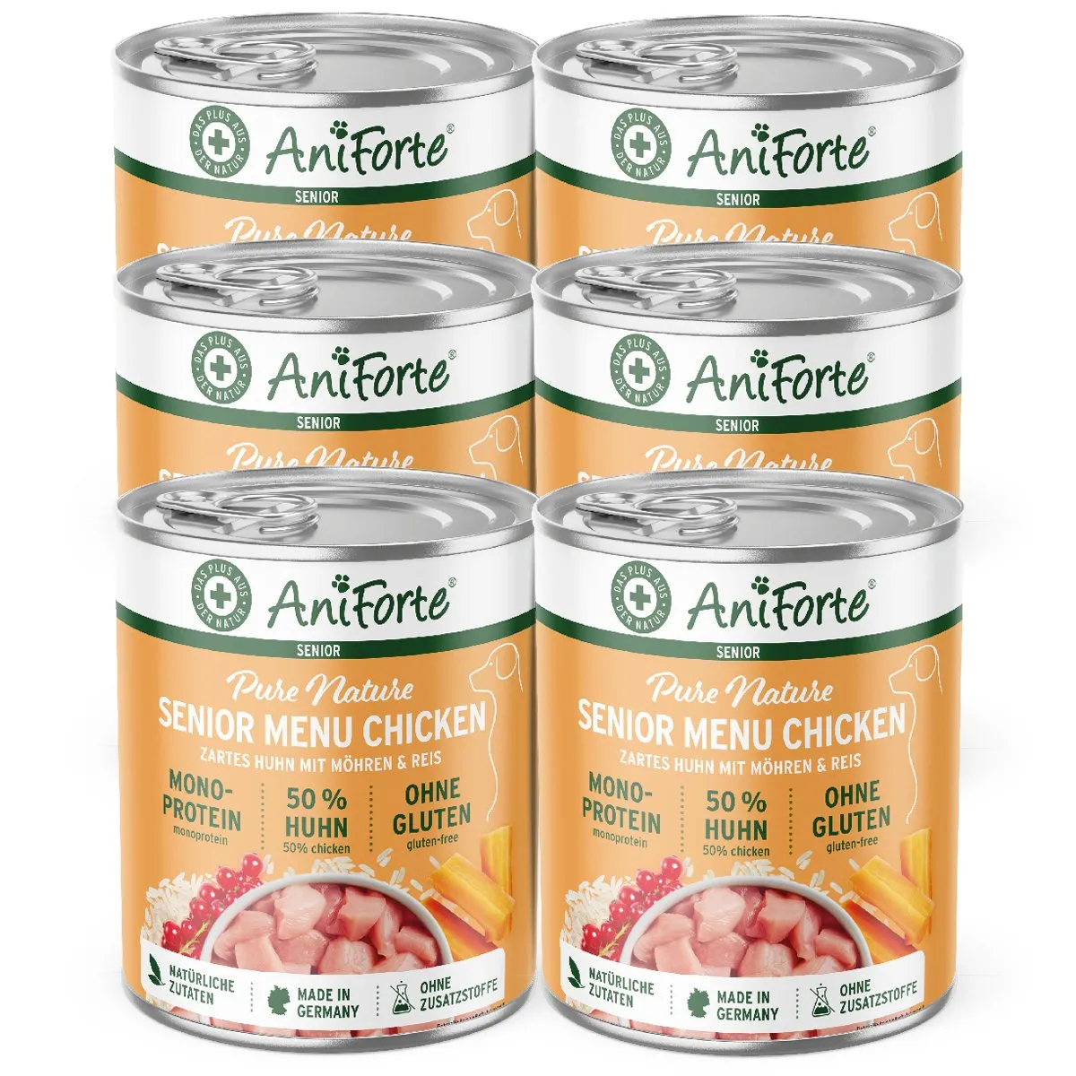 PureNature Senior Chicken - Wet food for Senior Dogs 6 x 400g