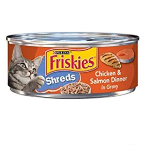 PURINA FRISKIES CHICKEN SALMON 156G TIN