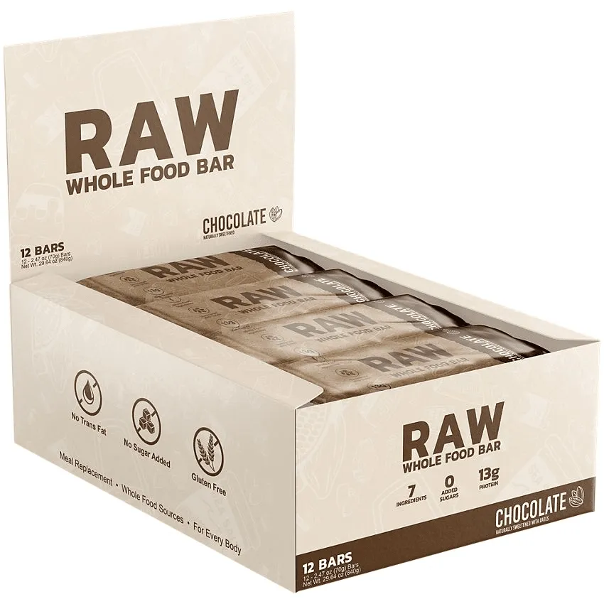 RAW Nutrition Whole Food Bar 12/Box