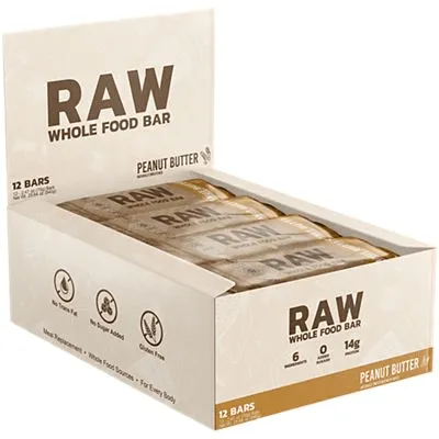 RAW Nutrition Whole Food Bar 12/Box