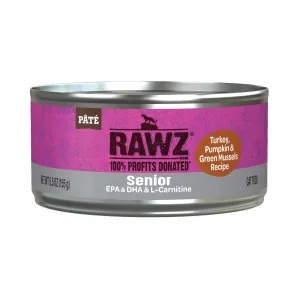 Rawz Senior Turkey Pumpkin & New Zealand Green Mussels Can 5.5oz