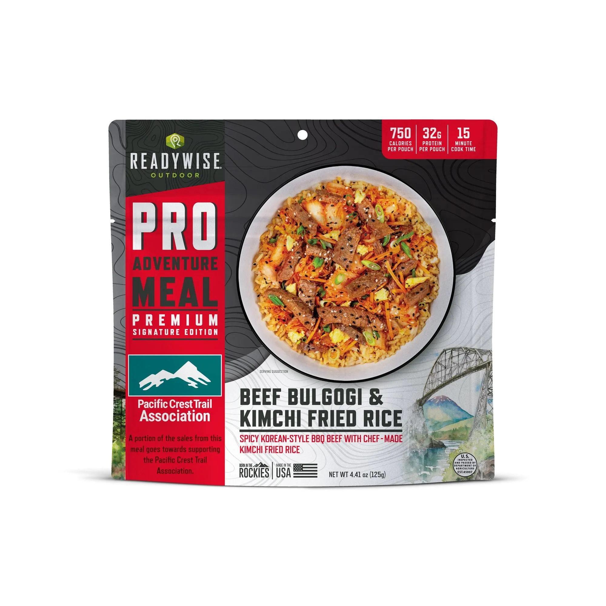 ReadyWise - Pro Adventure Meal Beef Bulgogi and Kimchi Fried Rice - 6 Pack