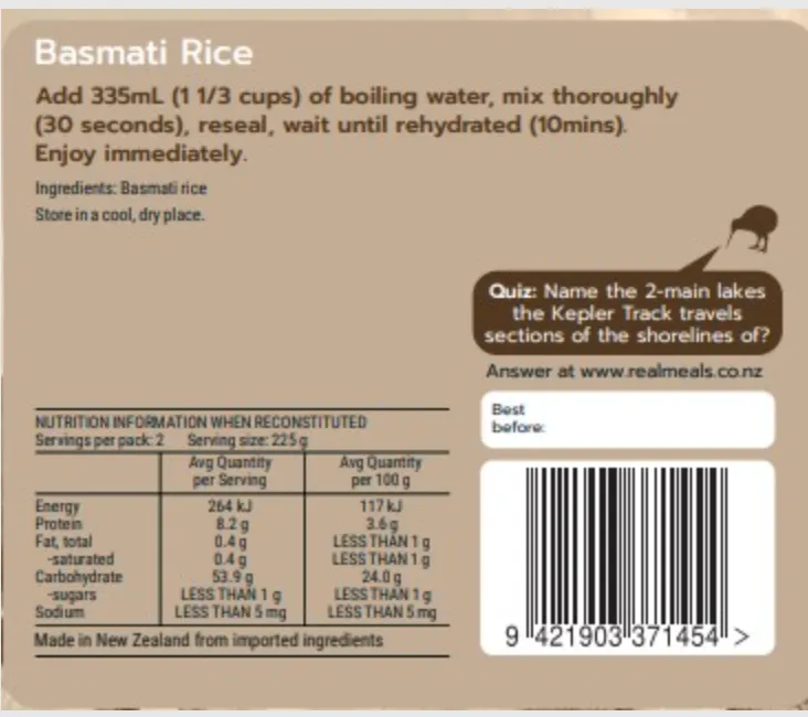 Real Meals Basmati Rice