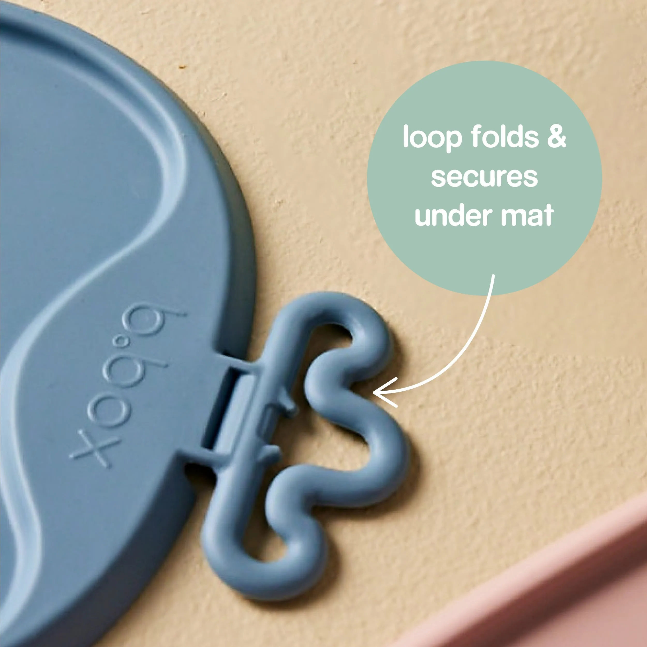 roll   go mealtime mat - lullaby blue