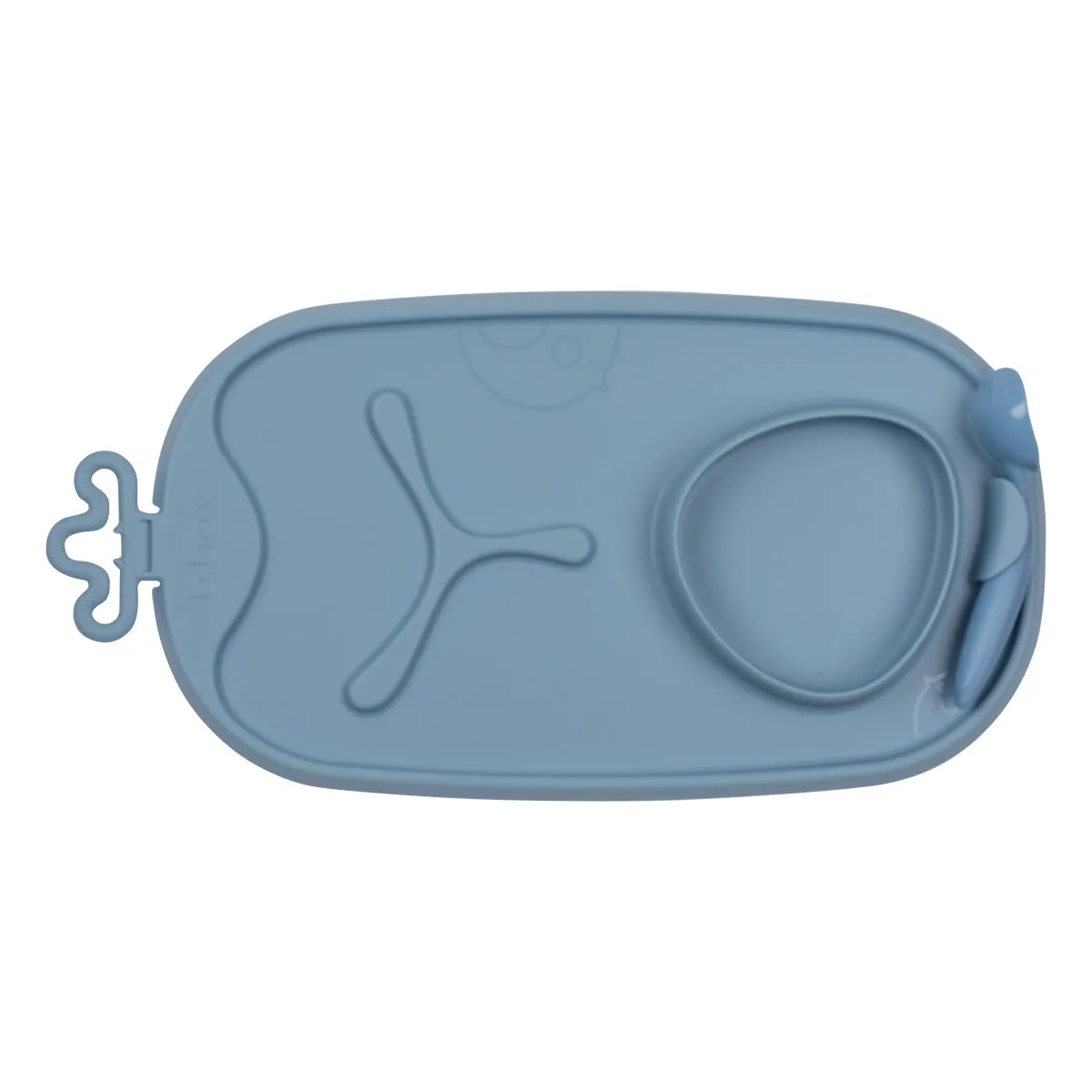 roll   go mealtime mat - lullaby blue