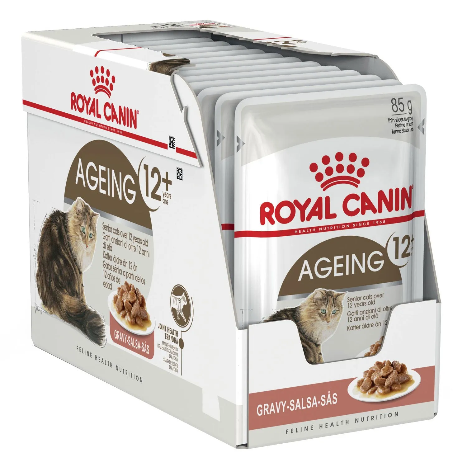 Royal Canin Ageing 12  Gravy Adult Wet Cat Food Pouches