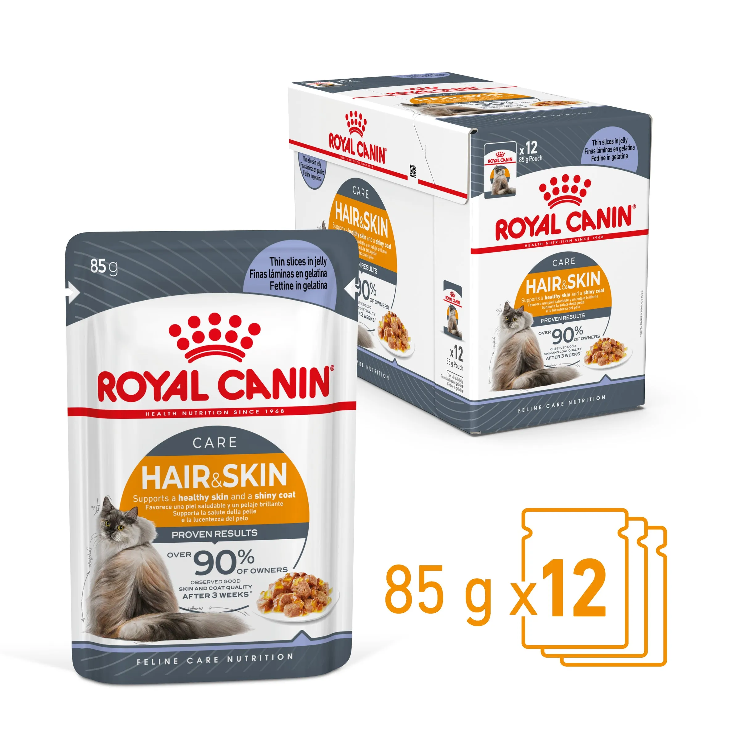 Royal Canin Hair & Skin Care Jelly Pouches