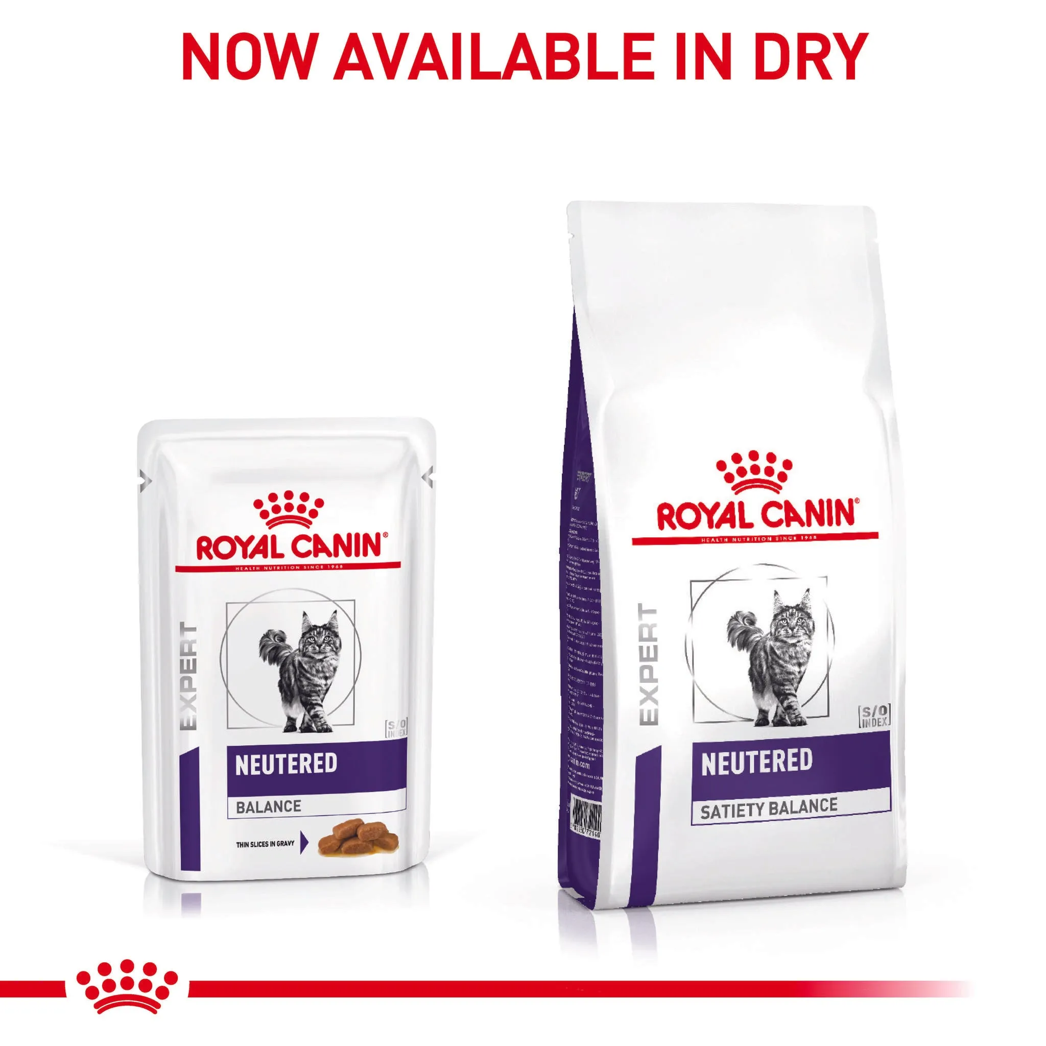 Royal Canin Veterinary Diet Neutered Balance Adult Wet Cat Food Pouches 85g x 12