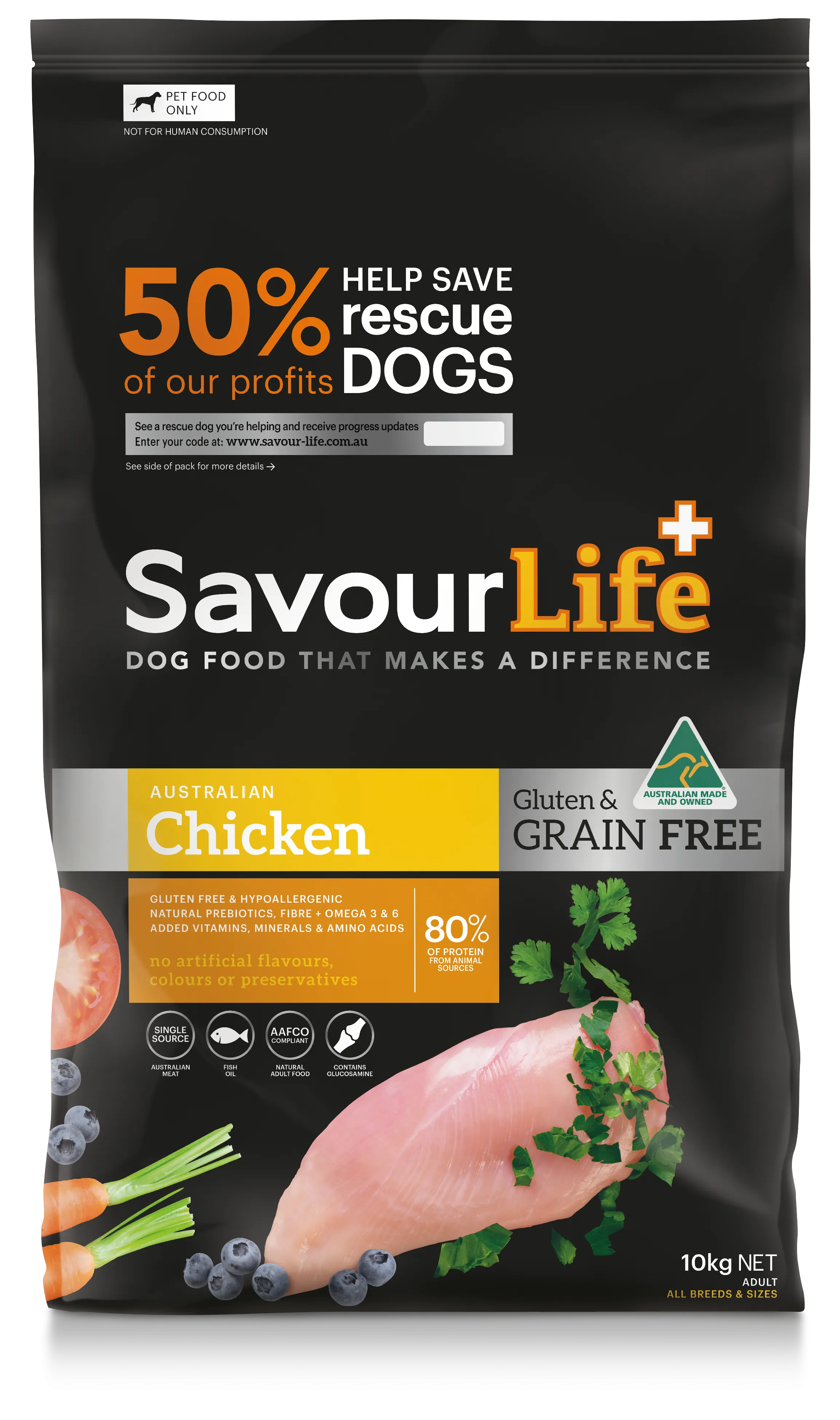 SavourLife Grain Free Adult Dog Australian Chicken Dry Food