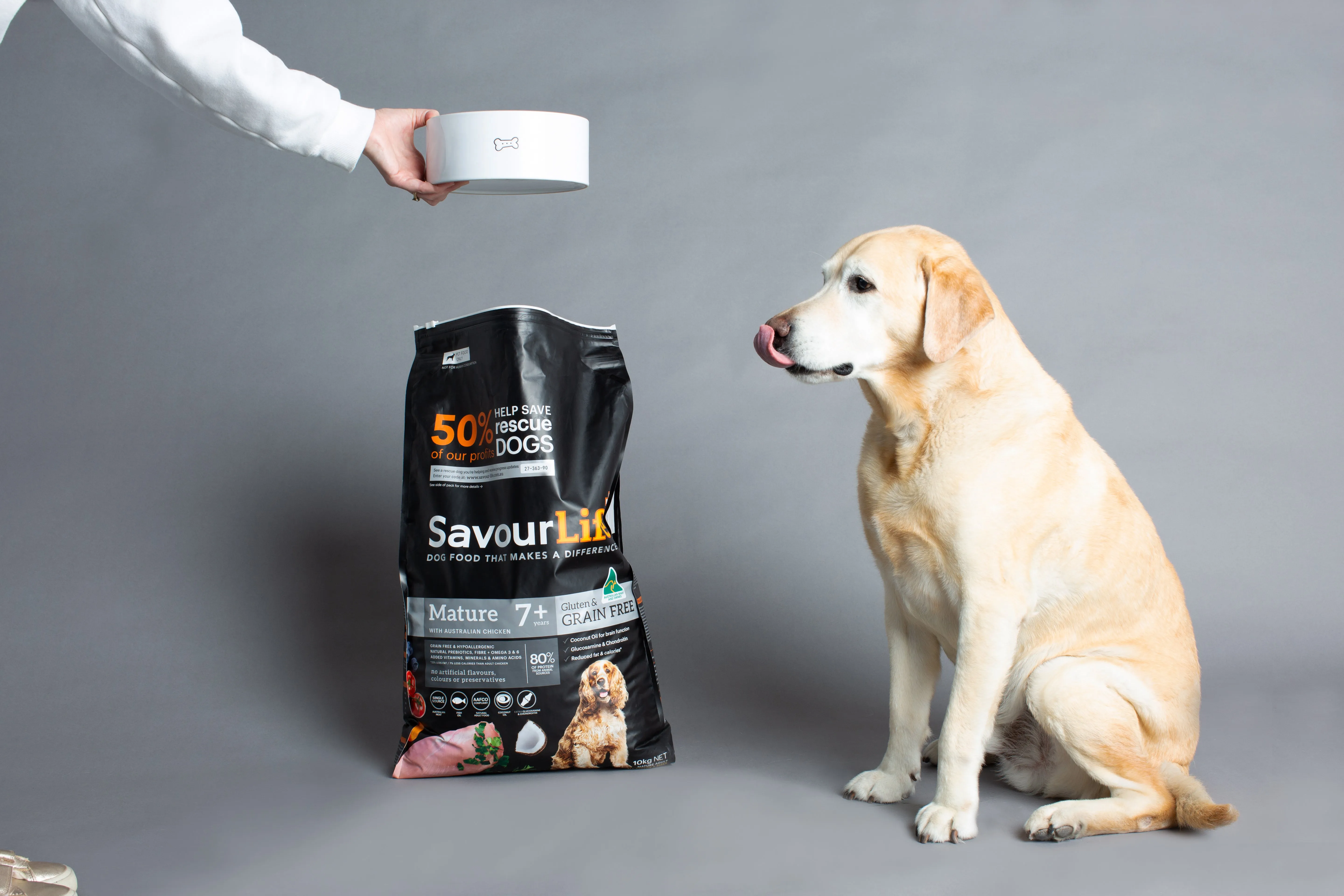 SavourLife Grain Free Adult Dog Mature 7  With Australian Chicken Dry Food