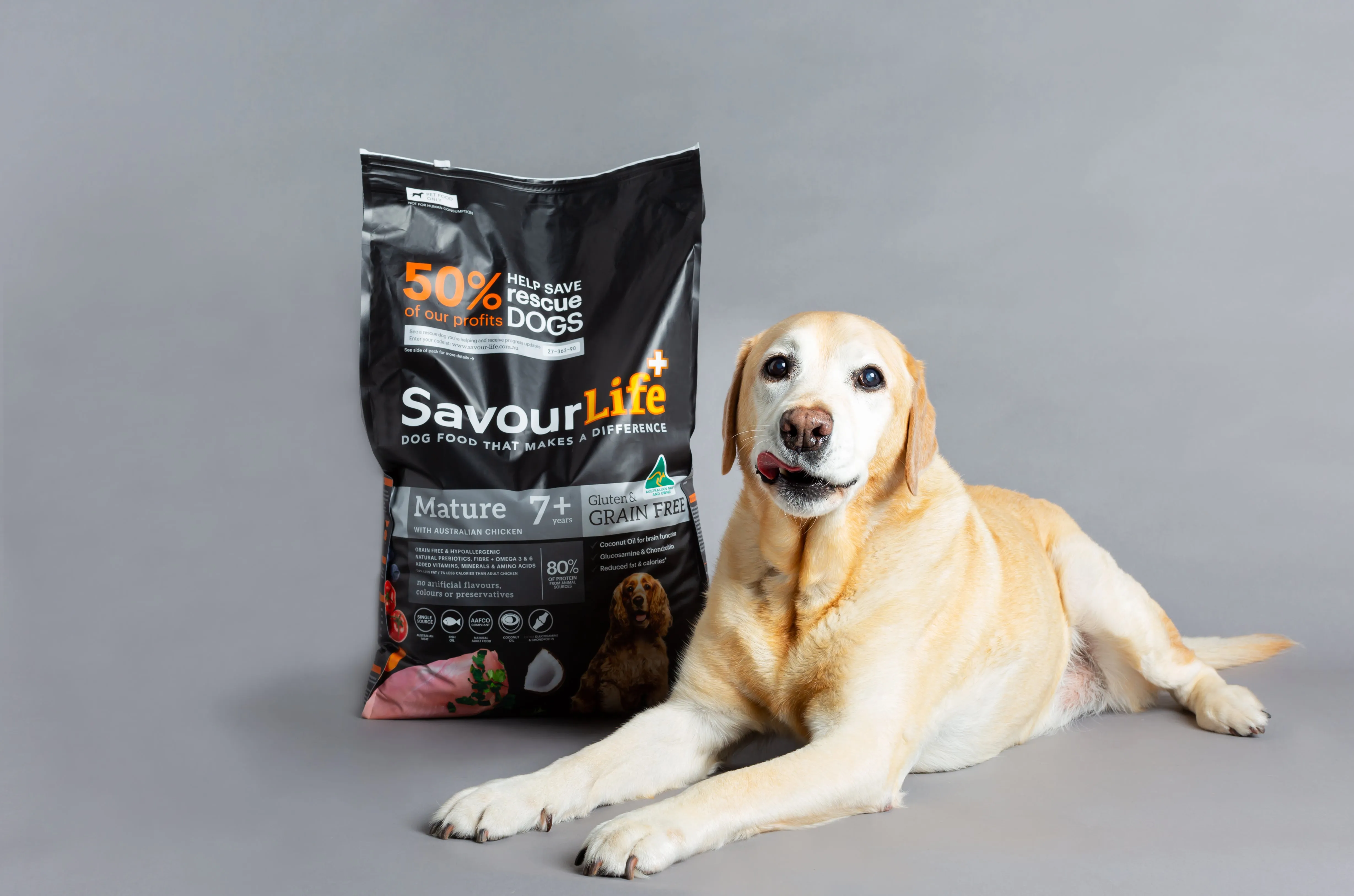 SavourLife Grain Free Adult Dog Mature 7  With Australian Chicken Dry Food