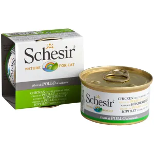 Schesir Chicken Fillet in Water Adult Canned Cat Food 85g