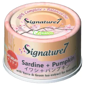 Signature7 Saturday Sardine & Pumpkin Cat Canned Food 70g