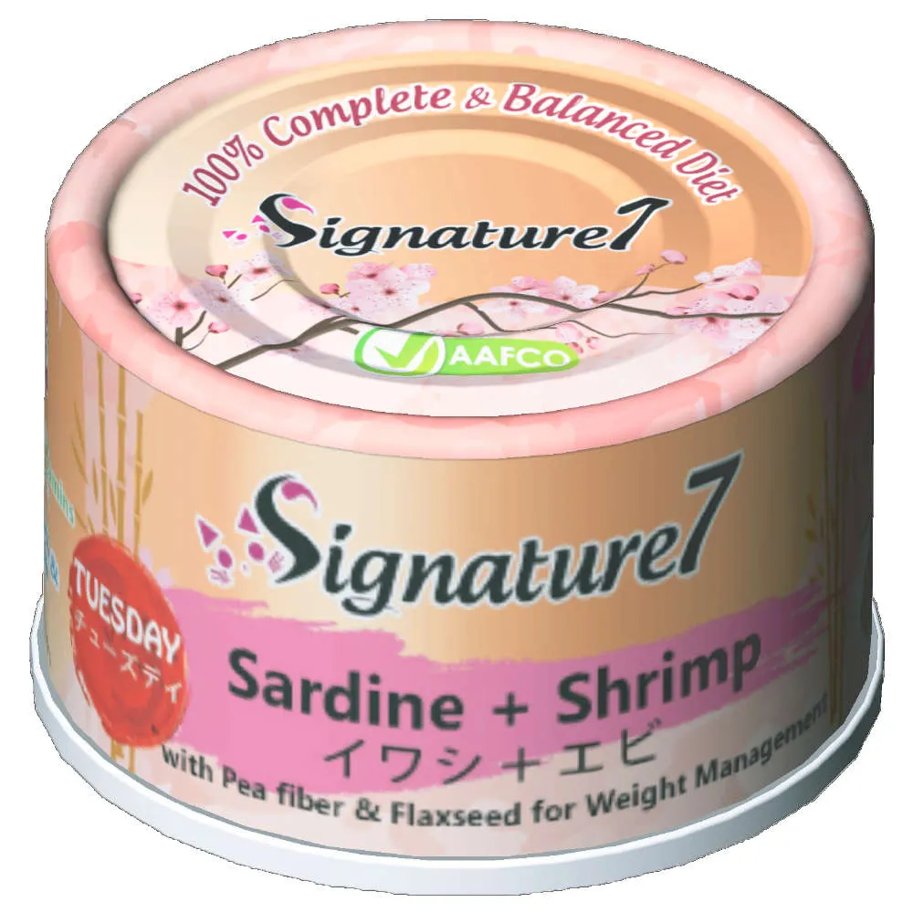 Signature7 Tuesday Sardine & Shrimp Cat Canned Food 70g