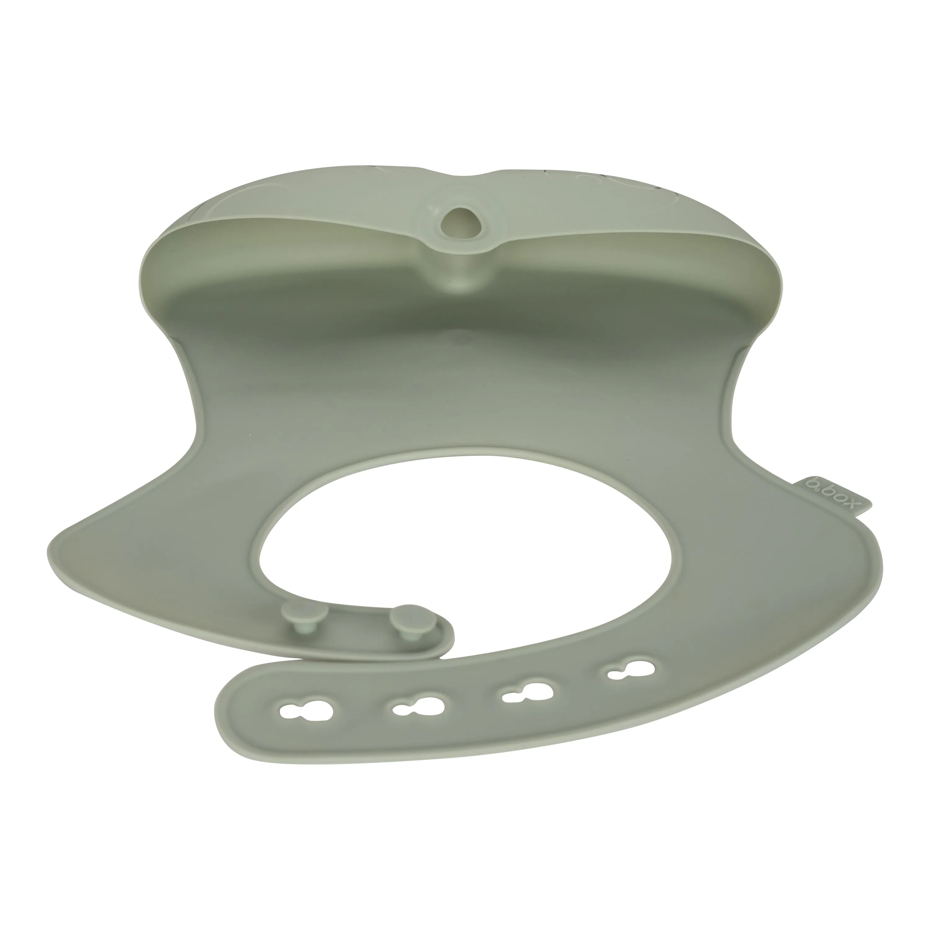 silicone bib - sage