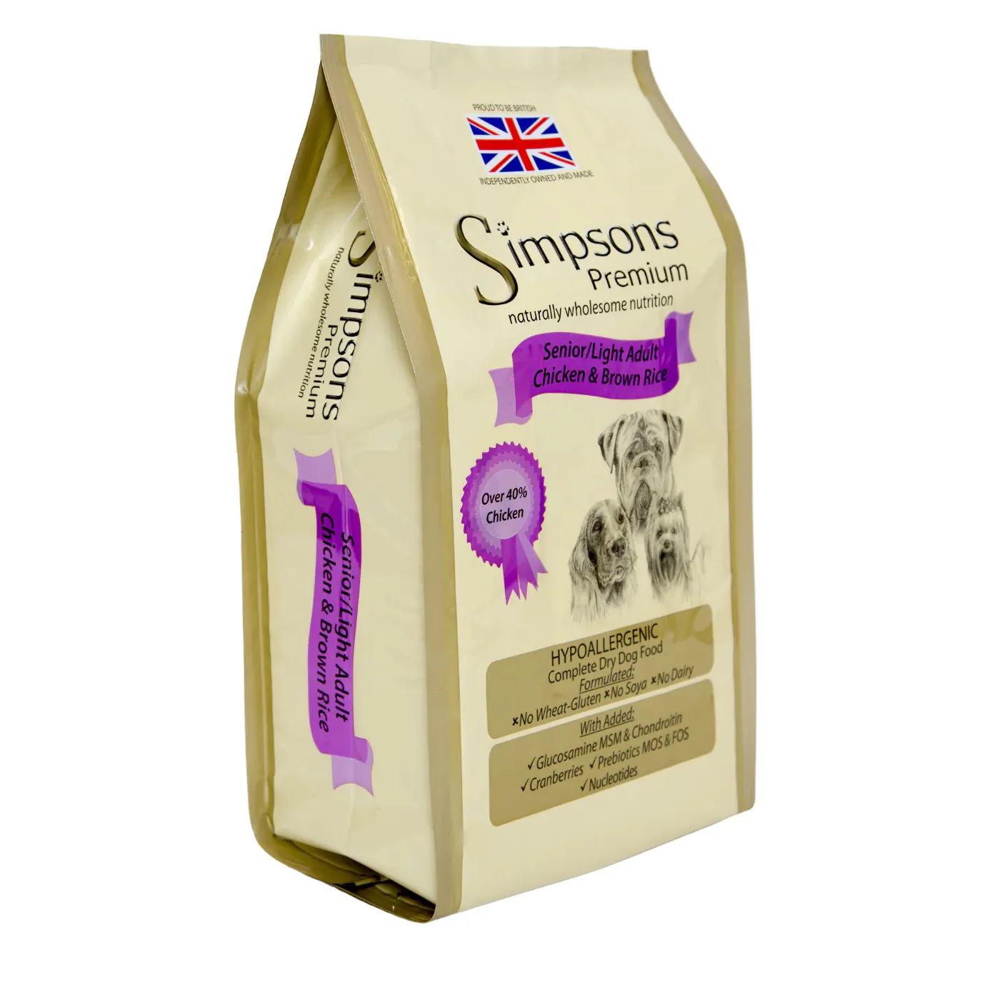 Simpsons Complete Senior Light Chicken & Brown Rice