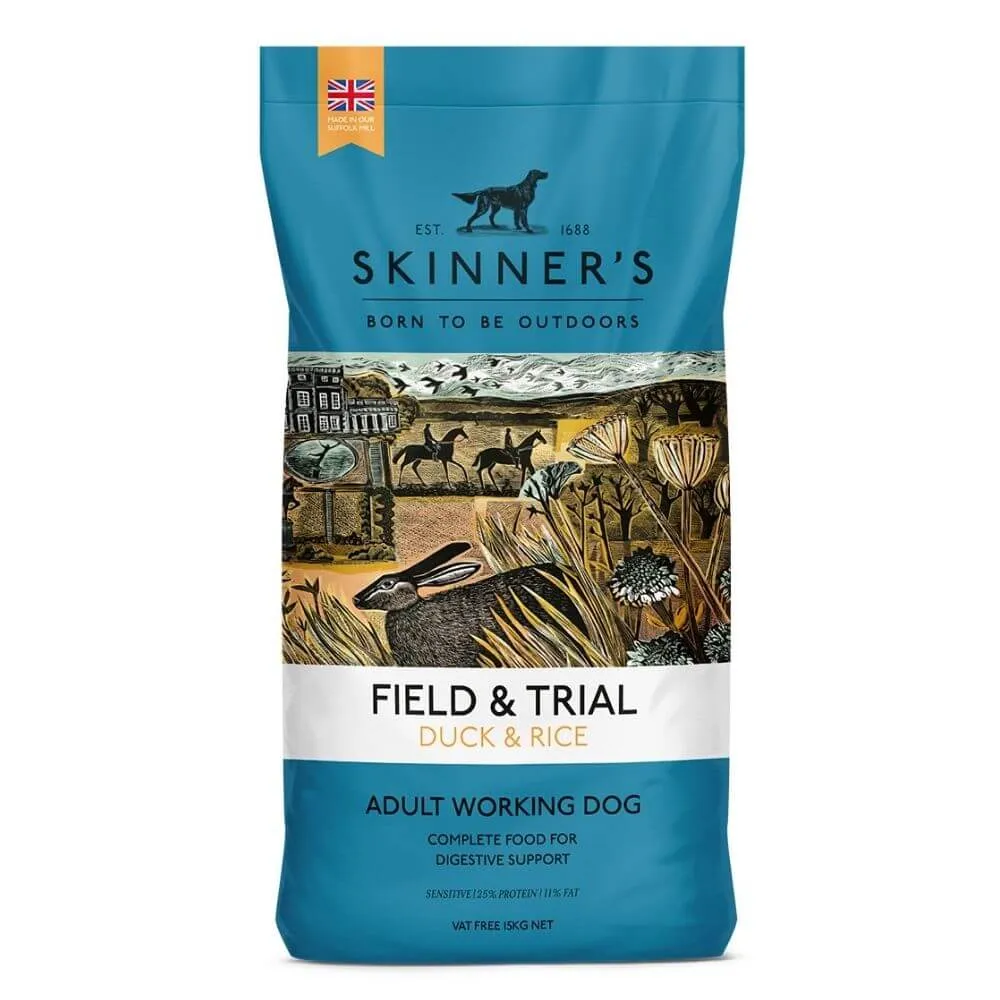 Skinners Field & Trial Duck & Rice Dry Dog Food 15kg