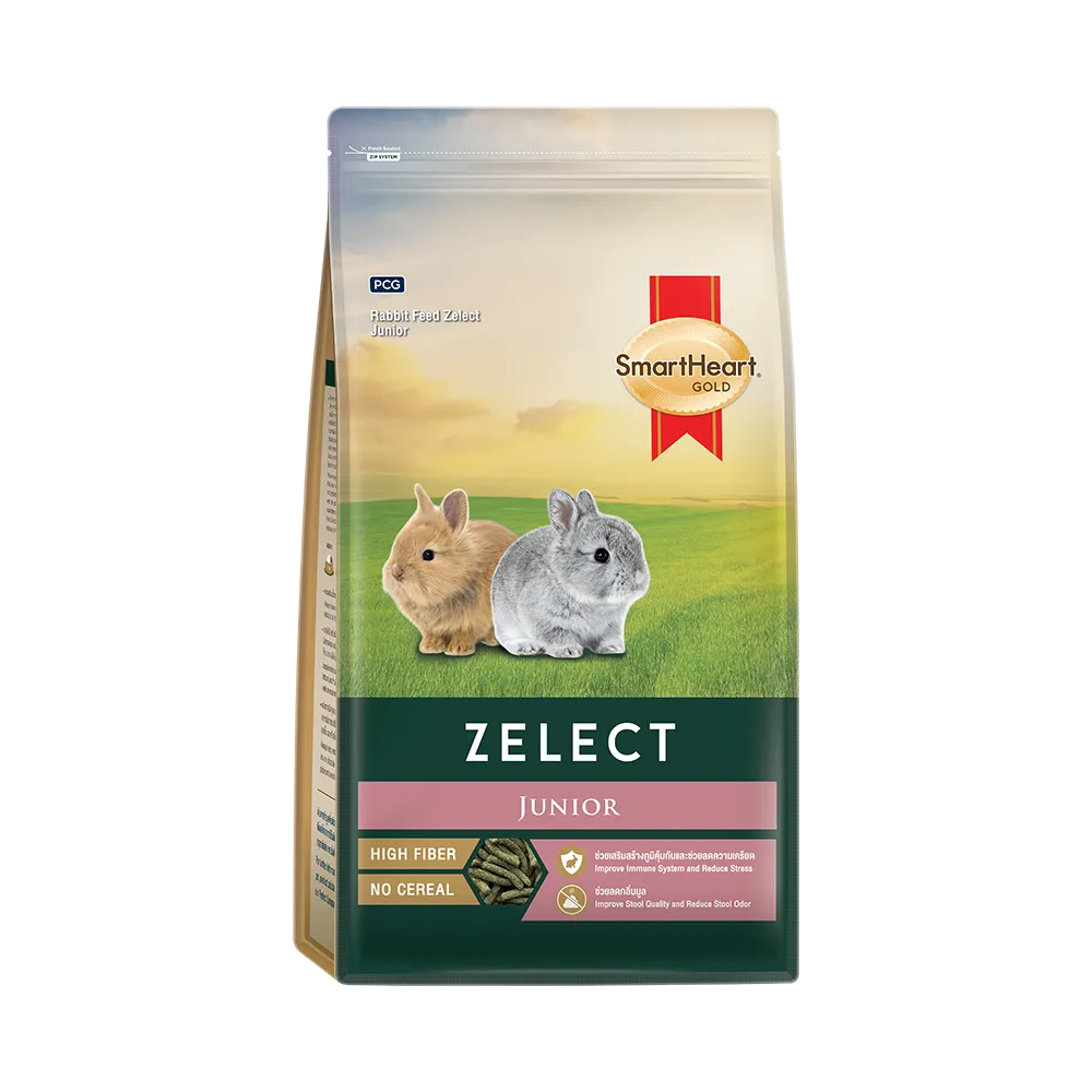 SmartHeart Gold Rabbit Food Zelect Junior 500g