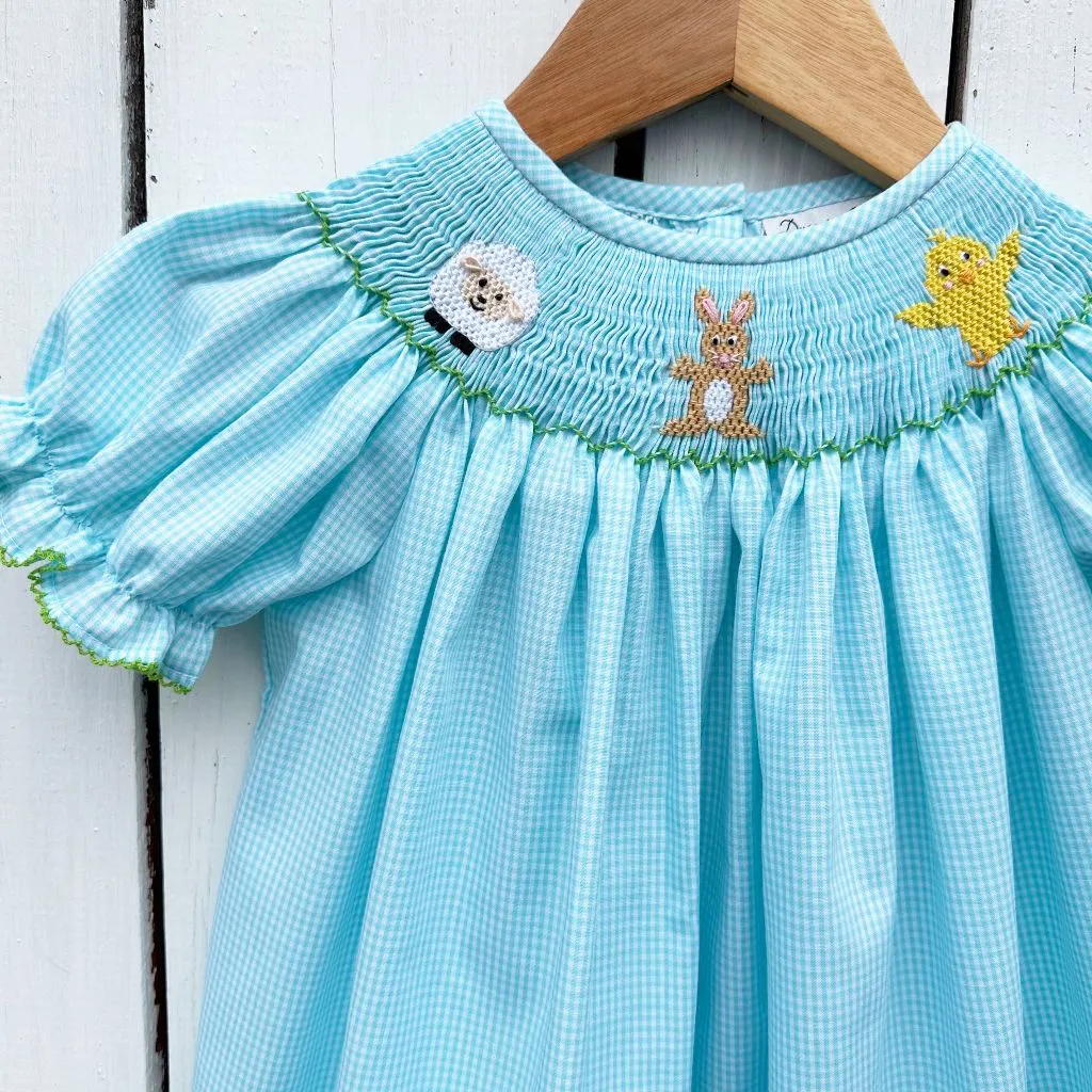 Smocked Easter Friends Bubble