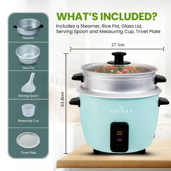 Solara Electric Rice Cooker - One Touch