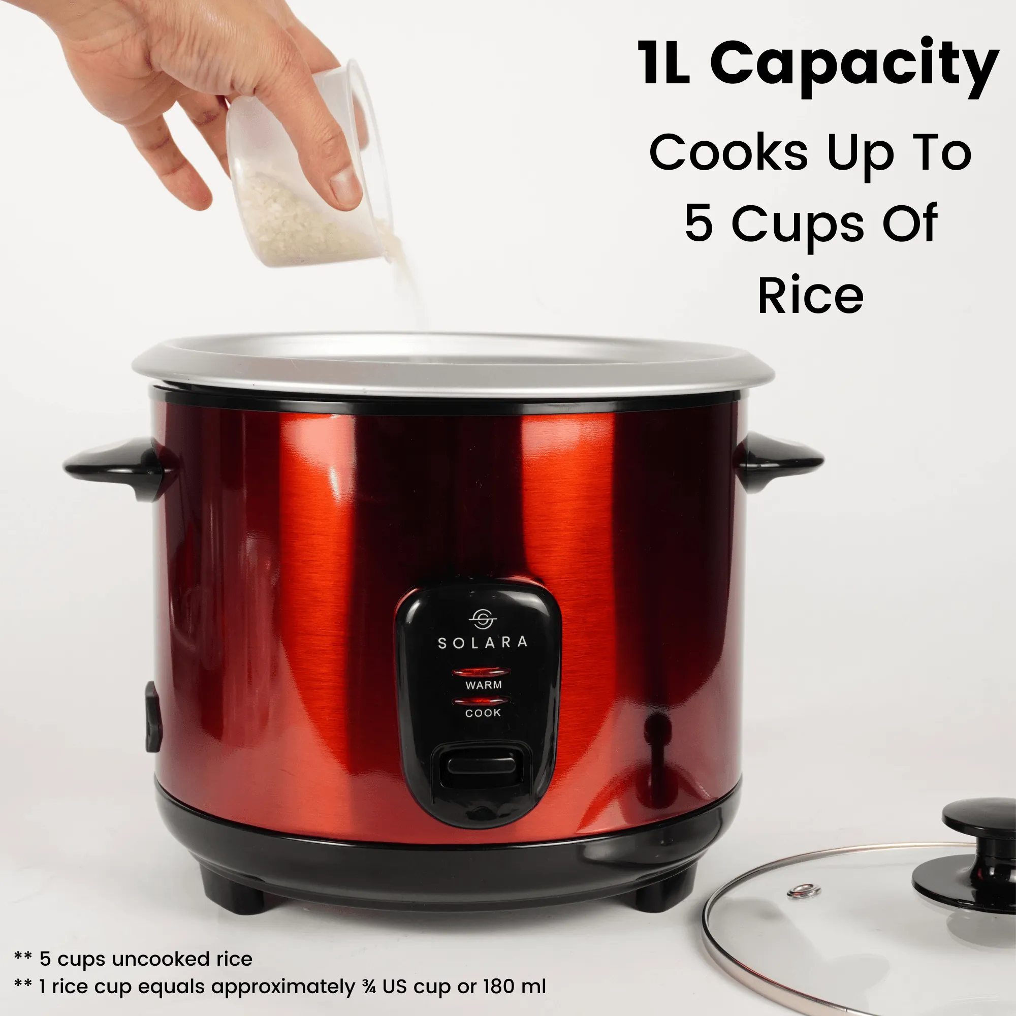 Solara Electric Rice Cooker - One Touch