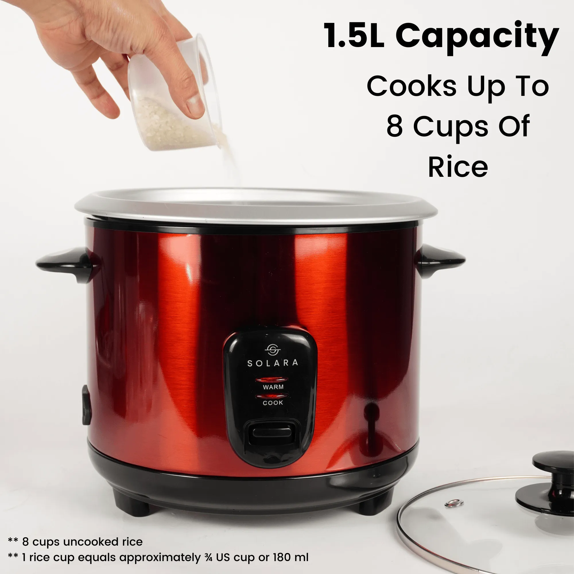 Solara Electric Rice Cooker - One Touch