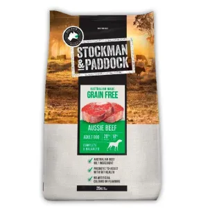 Stockman and Paddock Grain Free Beef Dry Dog Food 20kg