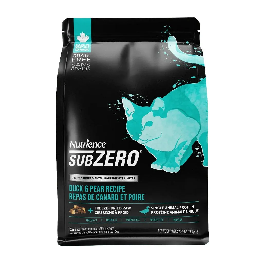 SubZero - L.I.D Kibble with Freeze Dried Raw Cubes  Duck & Pear for Cats