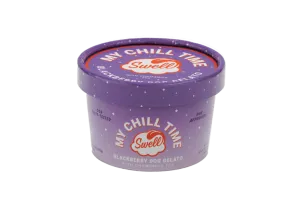 Swell My Chill Time Blackberry with Chamomile Tea Frozen Gelato Dog Treat (4.5 oz)