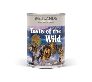 Taste of the Wild Dogs- Wetlands Canine with Fowl in Gravy