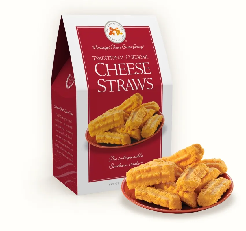 Traditional Cheddar Cheese Straws 6.5 oz. Carton